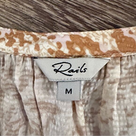 Rails Eliana Floral Silk Dress In Amber Meadow - Picture 4 of 6